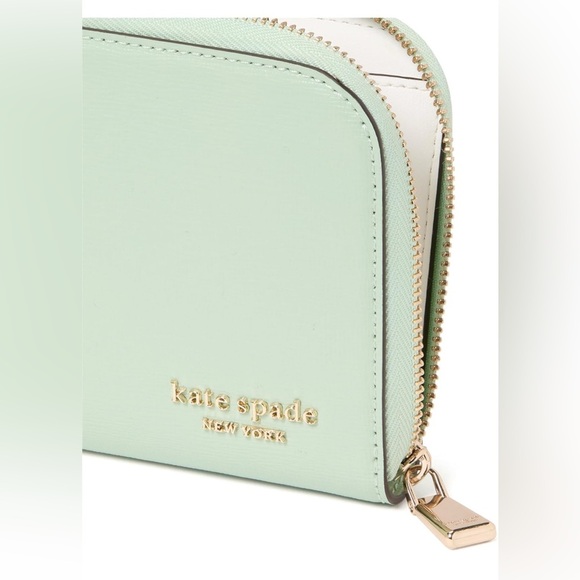 Kate Spade Green and Gold Clutch Wristlet - Picture 2 of 4